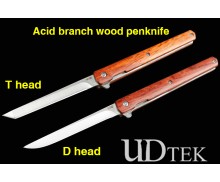 Pen Xian Quick Opening Folding Knife (two styles of rosewood) UD2105513